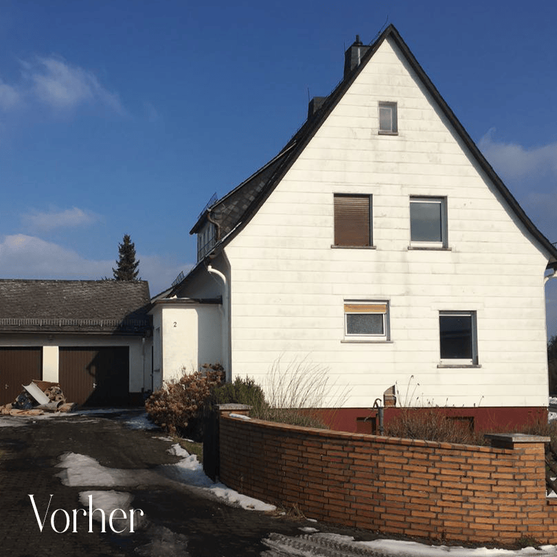 Sanierungsbedürftiges Haus in Hanau vor der Renovierung – Ihr Immobilienmakler für Sanierungsobjekte.